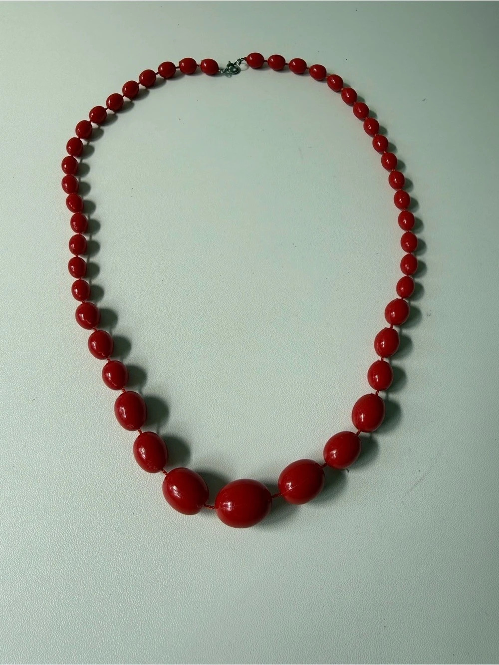 Red Beaded Necklace